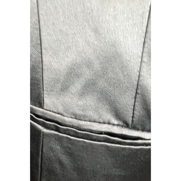Womens Blazer Jacket Size 10 Victor Alfaro Gray Shiny- Dress Up Or Down Its Fire - Picture 8 of 14